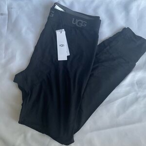 UGG Black High-Waist Logo Leggings